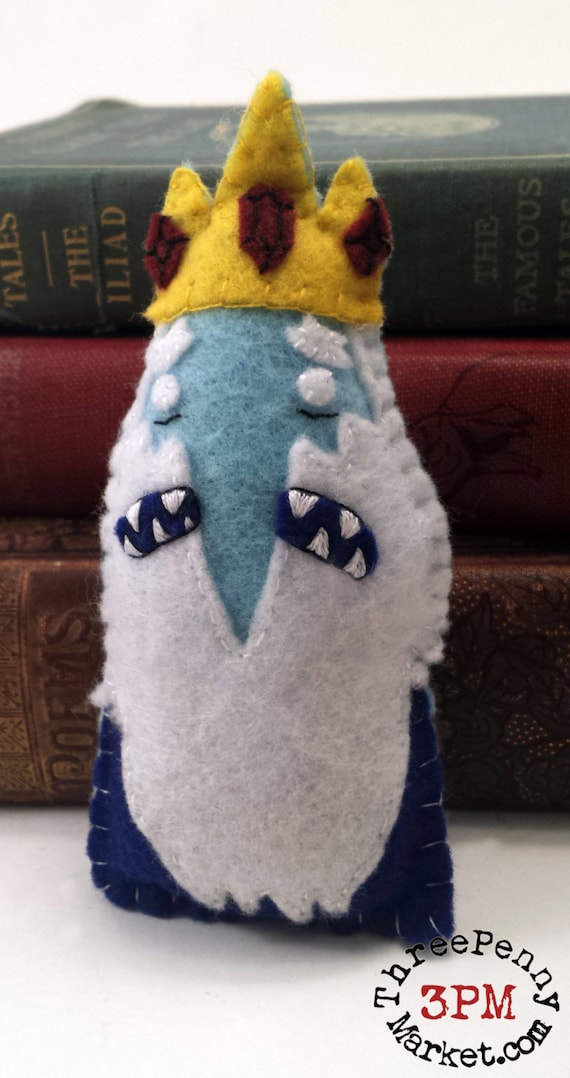 made to order Ice King Adventure Time plushie