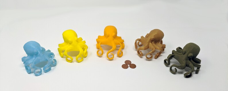 3D Printed Octopus bun cover
