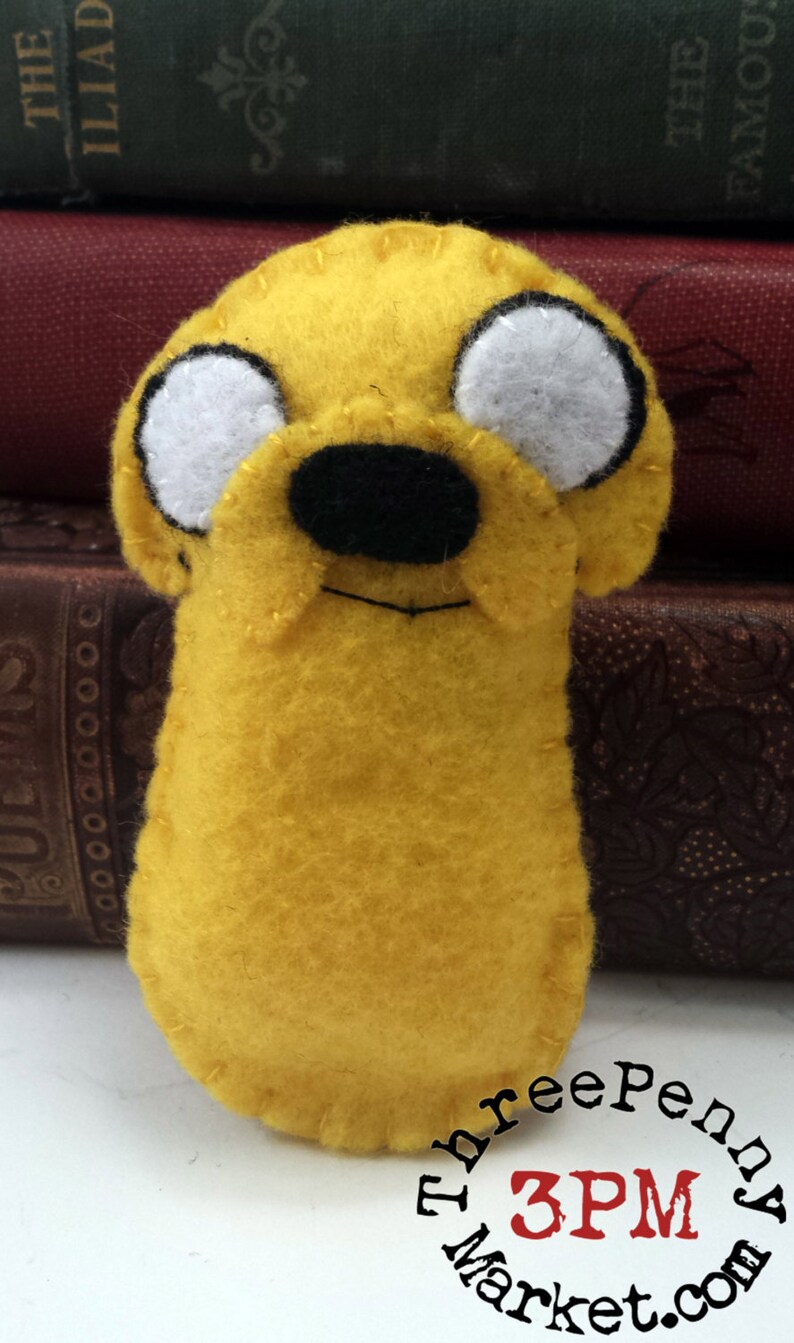 Jake the Dog Adventure Time plushie made to order | Etsy
