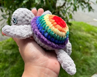 Baby Turtle, turtle stuffed animal, soft turtle toy, turtle stuffies, turtle gifts, plush turtle, crochet toy, crochet baby turtle