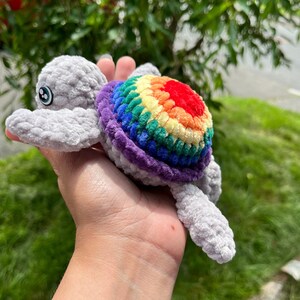 Baby Turtle, turtle stuffed animal, soft turtle toy, turtle stuffies, turtle gifts, plush turtle, crochet toy, crochet baby turtle