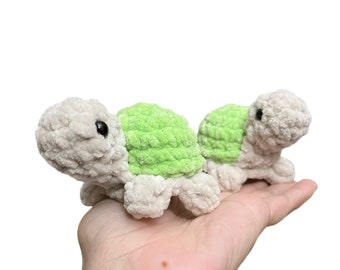 Baby Turtle, Turtle stuffed animal, tiny turtle, turtle stuffie, turtle squishy, crochet turtle, crochet toy, crochet baby turtle