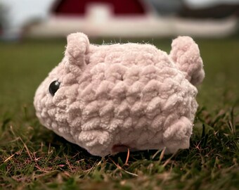 Crochet pig, pig plushie, mini crochet pig, farmhouse pig, handmade pig, farmhouse decor, crochet farm animals, baby pig, pig plush