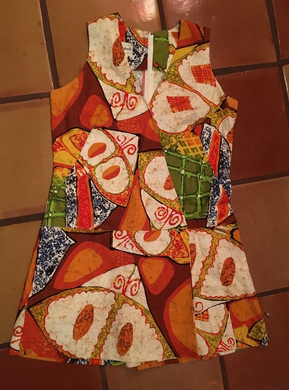 Rare Tori Richard Honolulu Hawaiian Romper/Skort,