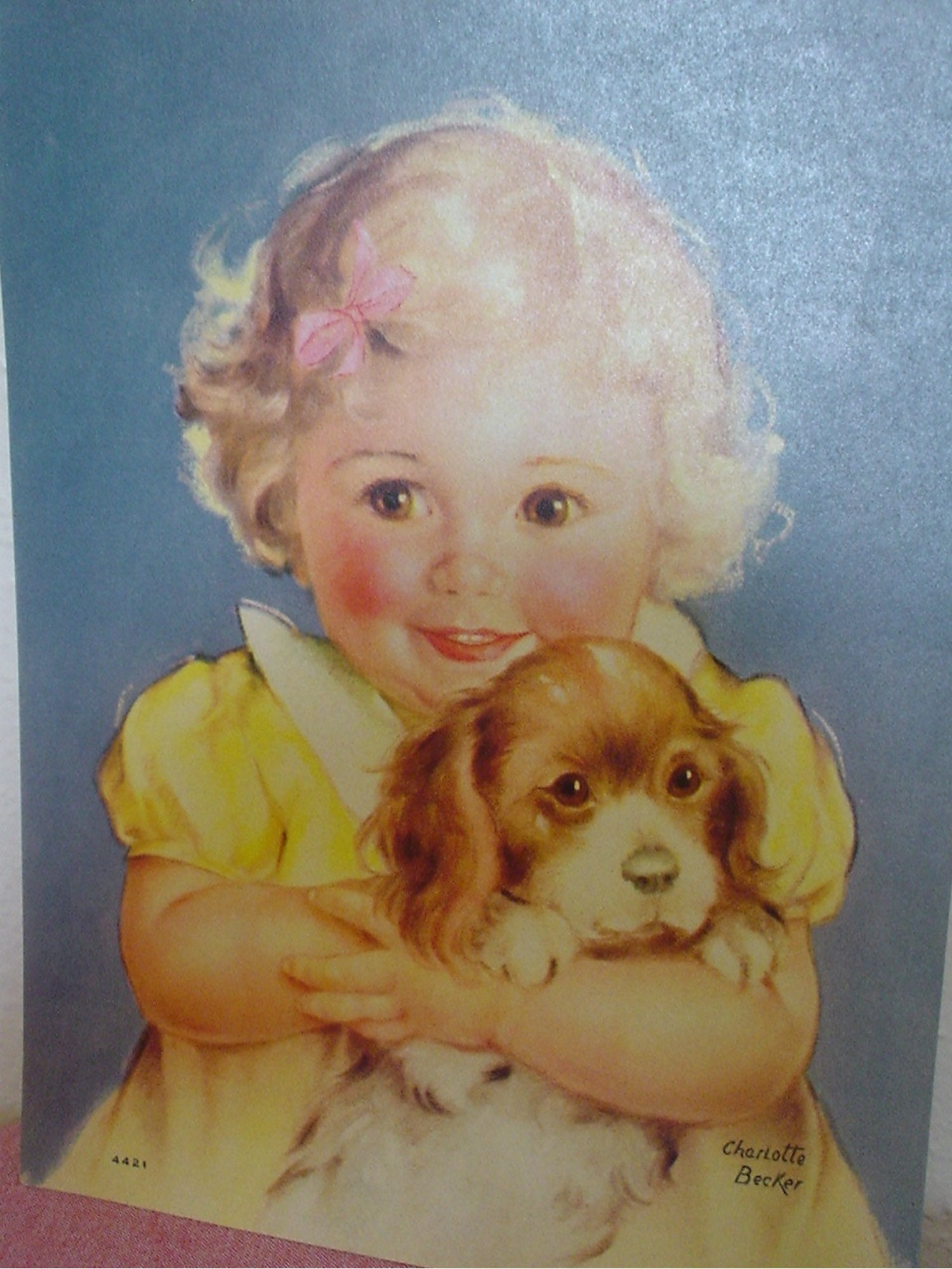 Art Print of Vintage Art Daddy/'s Sweetheart by Charlotte Becker
