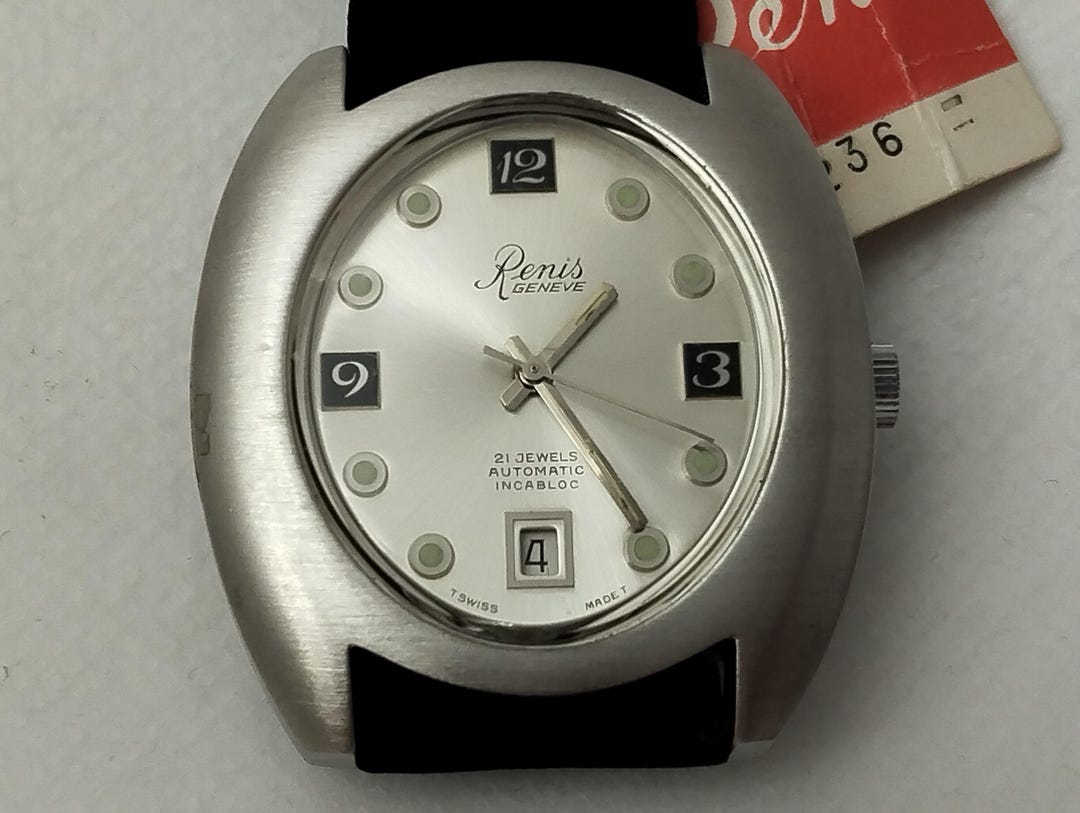 Rare 1970s Old New Unused Renis Automatic Men's Watch - Etsy