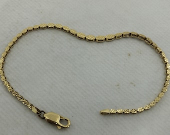 Handmade 14k Yellow Gold 3.73 Grams Beautiful Bracelet