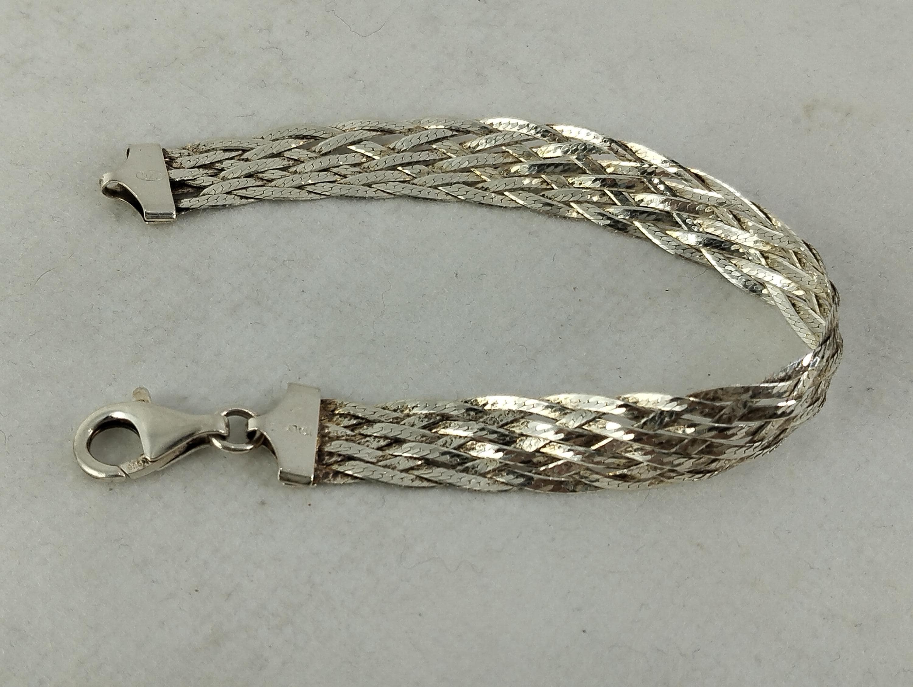 Vintage Italy 925 Silver Bracelet - Etsy - Page 4