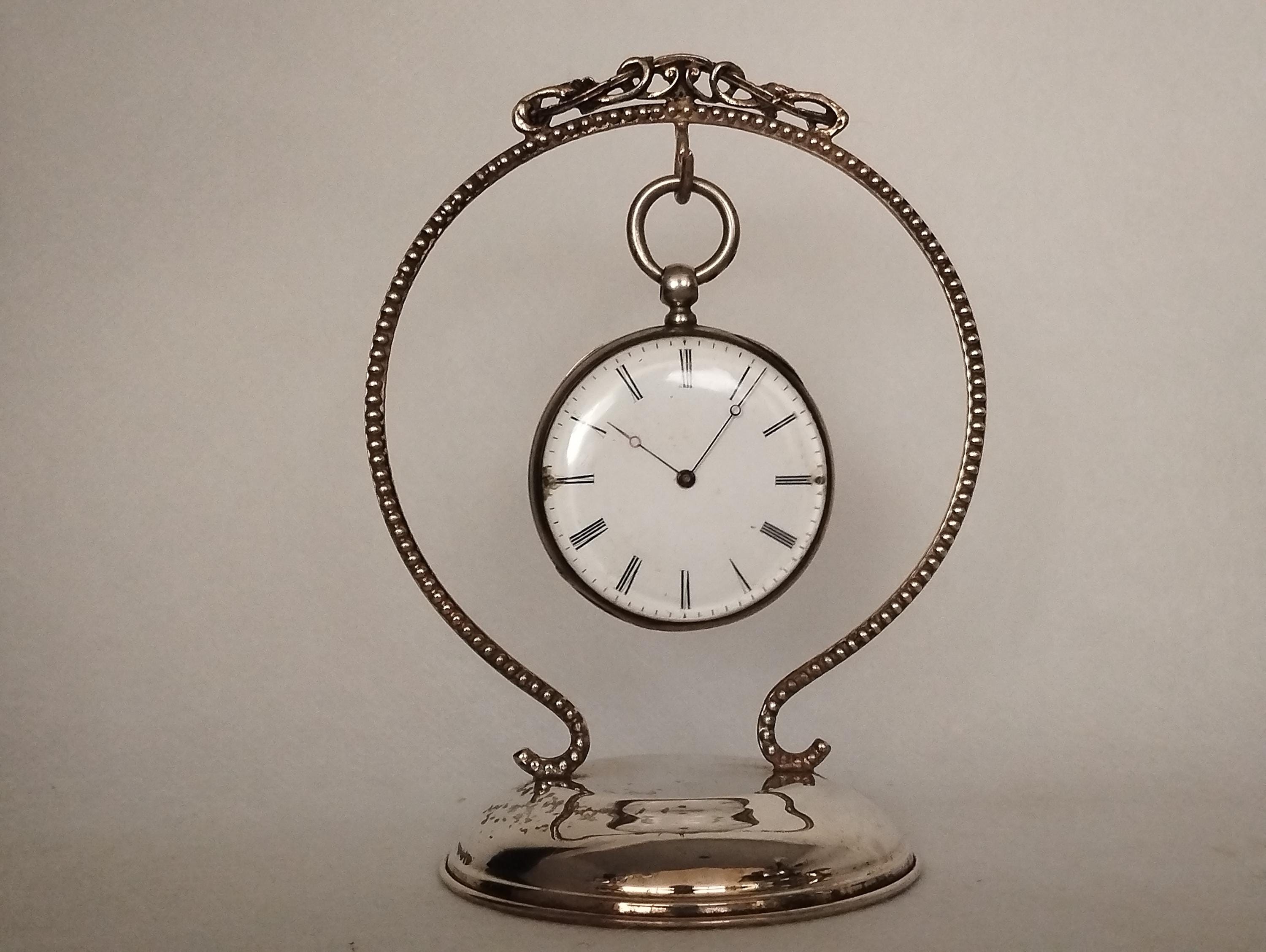Cadran De Montre De Poche Vintage N.Y. Standard Co - 44 Mm, Pour Collection Ou Réparation (pièce Détachée)
