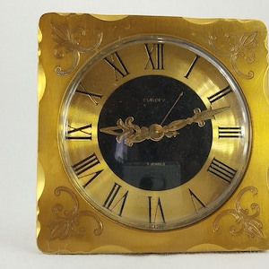 Mechanical Winding Europa Alarm Clock Rare Vintage Brass Model