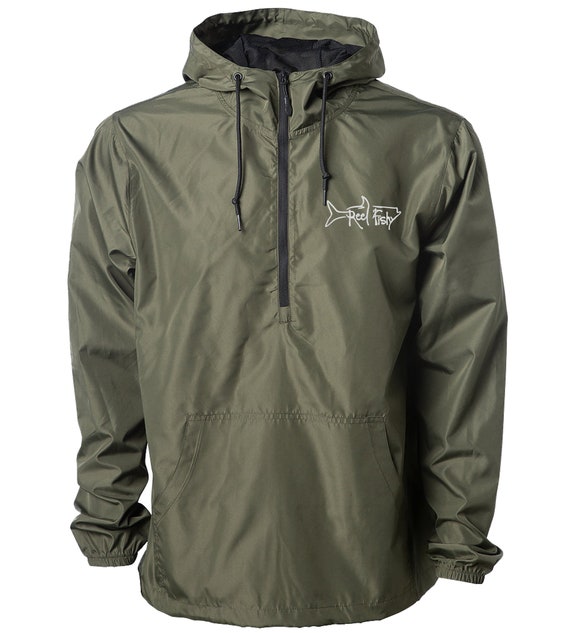 Windbreaker Lightweight Jacket, Hooded Full Zip, Pullover Wind & Water  Resistant Jacket, Fishing Jacket, Rain Jacket reel Fishy Apparel -   Sweden