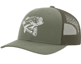 Bass Fishing Hat - Etsy