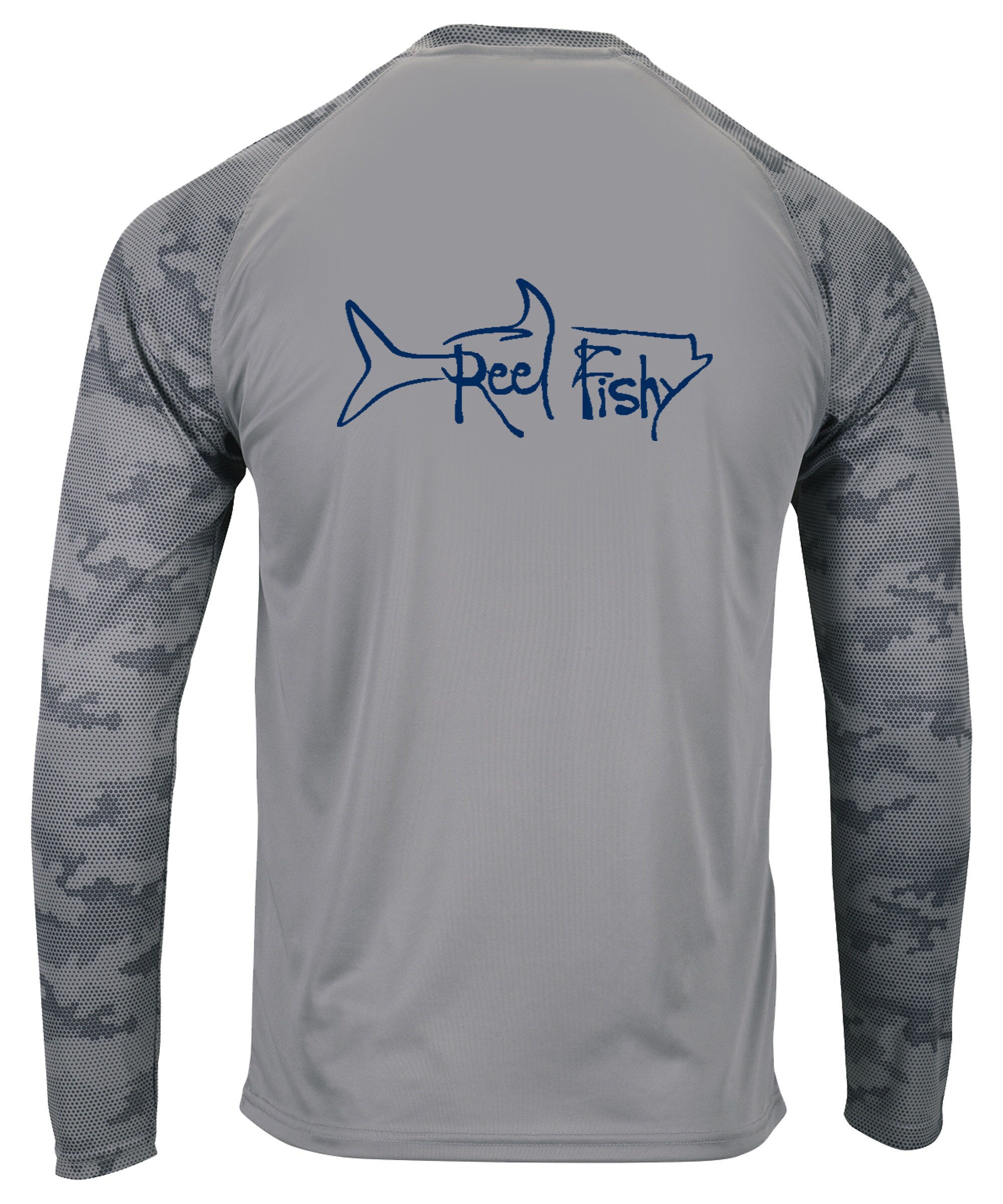 Tarpon Digital Camo Performance Dry-fit Fishing Long Sleeve Shirts, 50 UPF  Sun Protection, Men's Tarpon SPF Fishing Shirt, Ladies UV Shirt 
