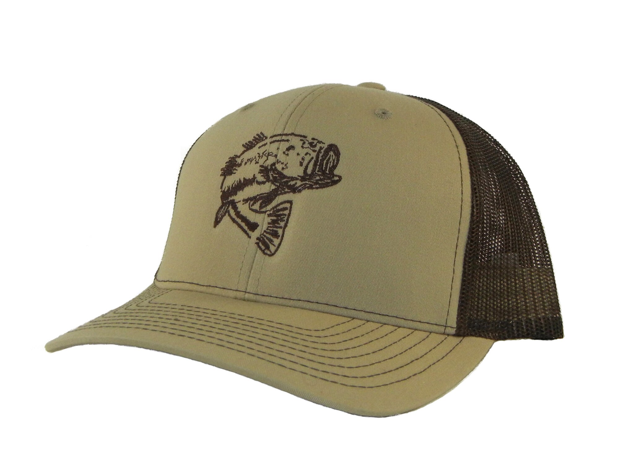 Bass Fishing Trucker Hat Fishermans Cap Bass Trucker Hat Etsy