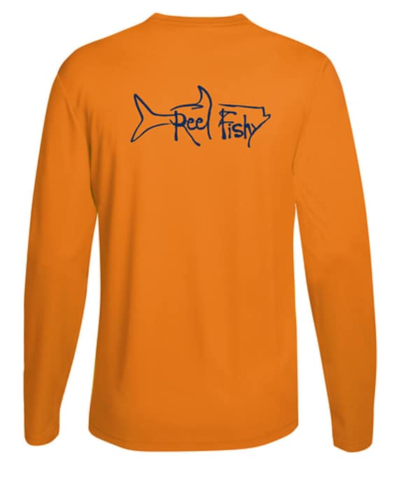 Tarpon Fishing Long Sleeve Shirt, 50UV Sun Protection, Tarpon SPF