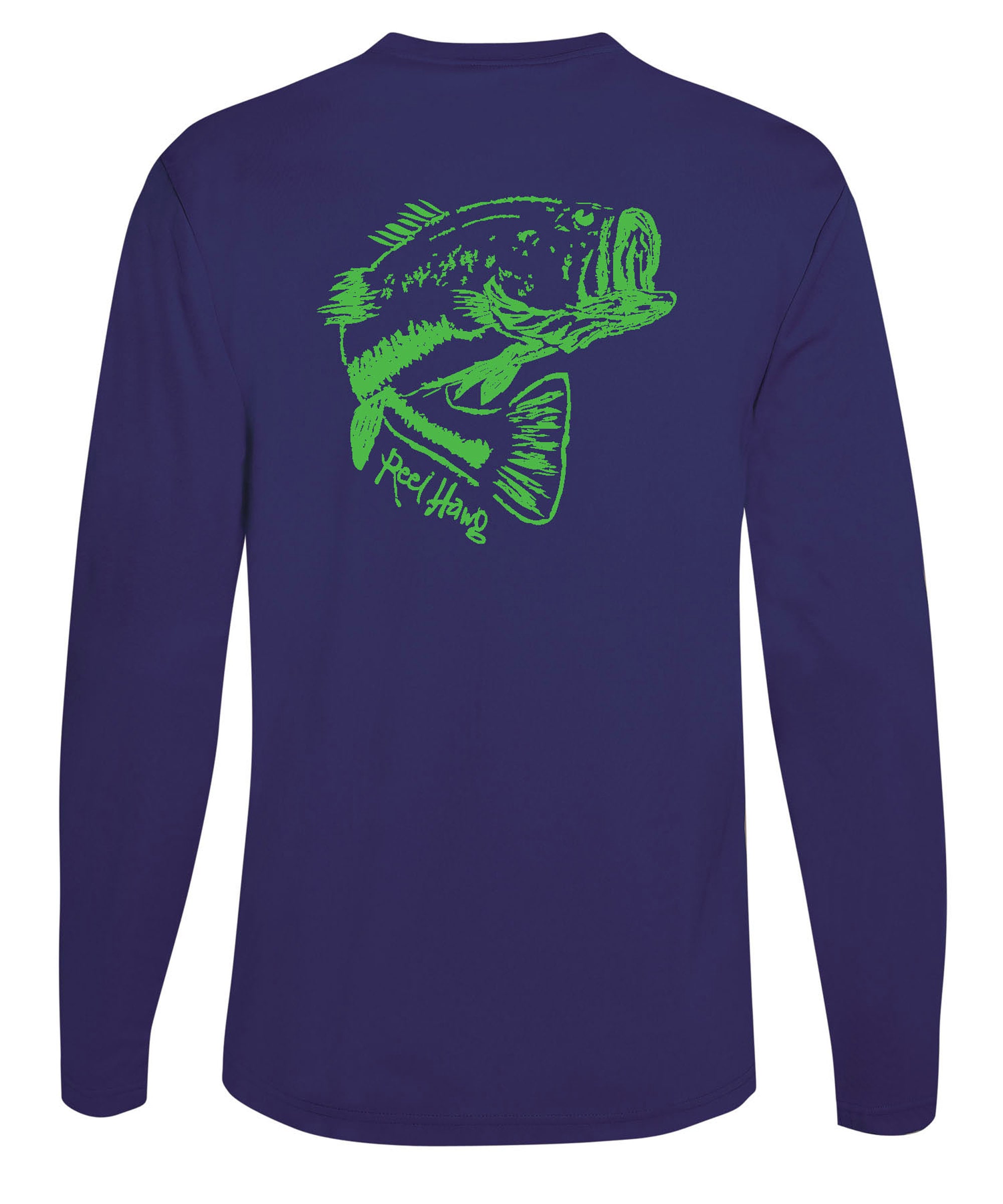 Bass Fishing Shirt Bass Performance UV Sun Protection Shirt Etsy