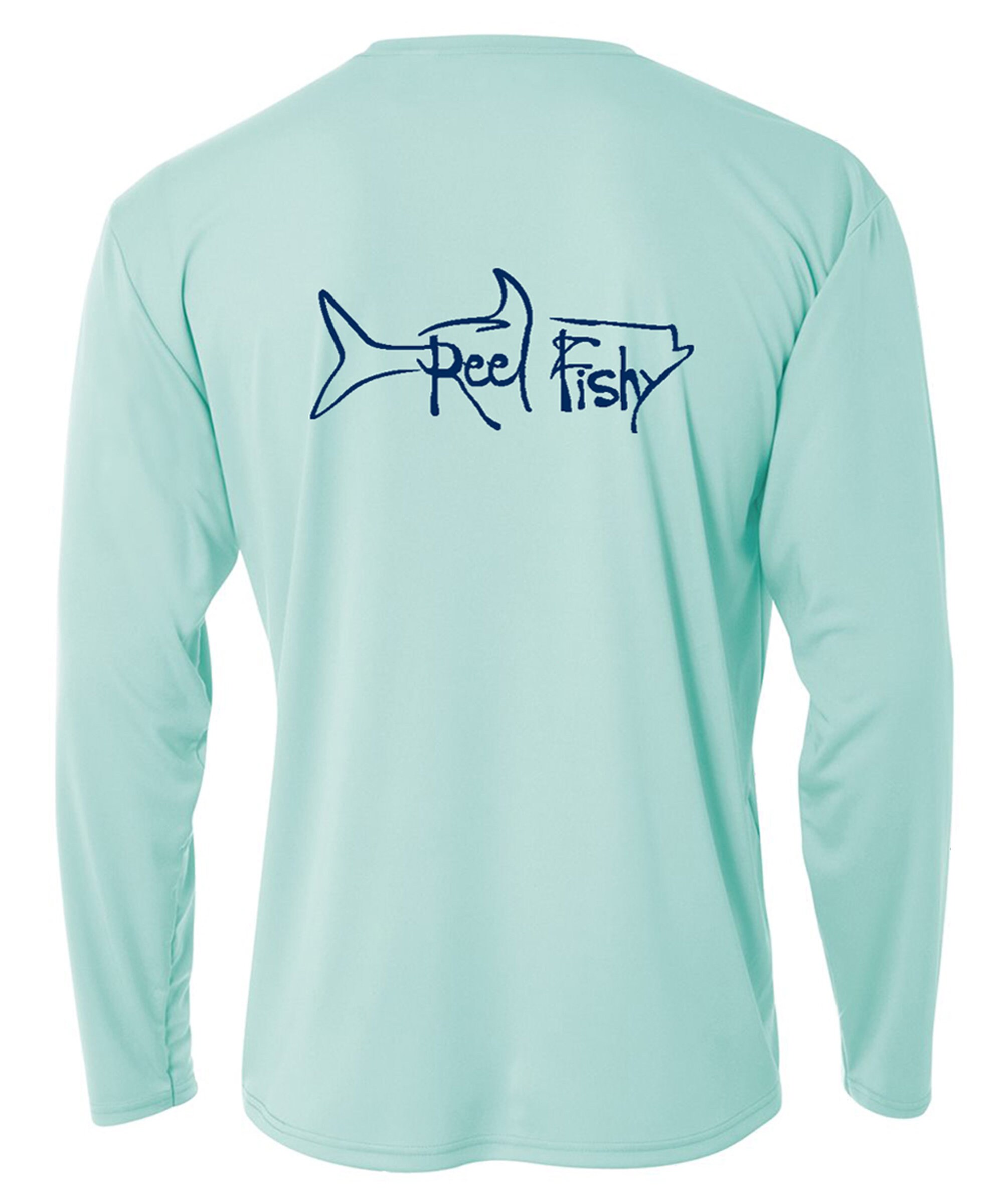 Chemise De Pêche Guy Harvey Performance - Bleue, Manches Longues, Taille M, UV Protection
