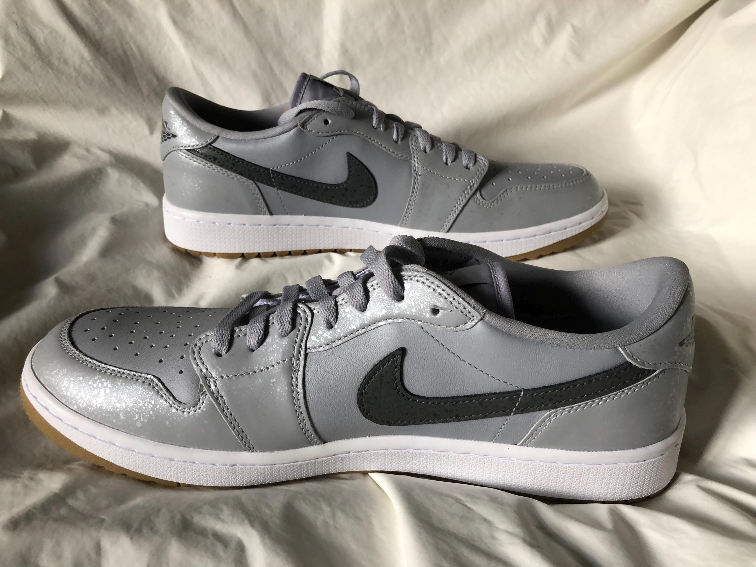 Air Jordan 1 Low G Golf Sneaker Gray/White/Brown DD9315-006 Mens Shoes New Nike Jordan 1 Low Golf  main image 2