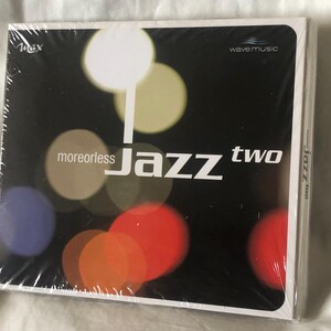 May include: A CD case with a black background and colorful lights. The text on the case reads "moreorless Jazz two" and "wave music".