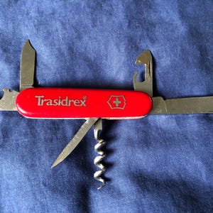 Genuine Vintage VICTORINOX Swiss Army Officer Suisse Multi Tool Pen Knife Stainless Steel folding Corkscrew