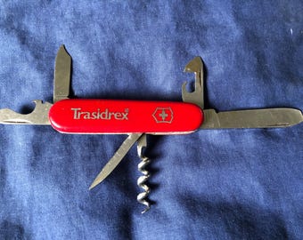 Genuine Vintage VICTORINOX Swiss Army Officer Suisse Multi Tool Pen Knife Stainless Steel folding Corkscrew