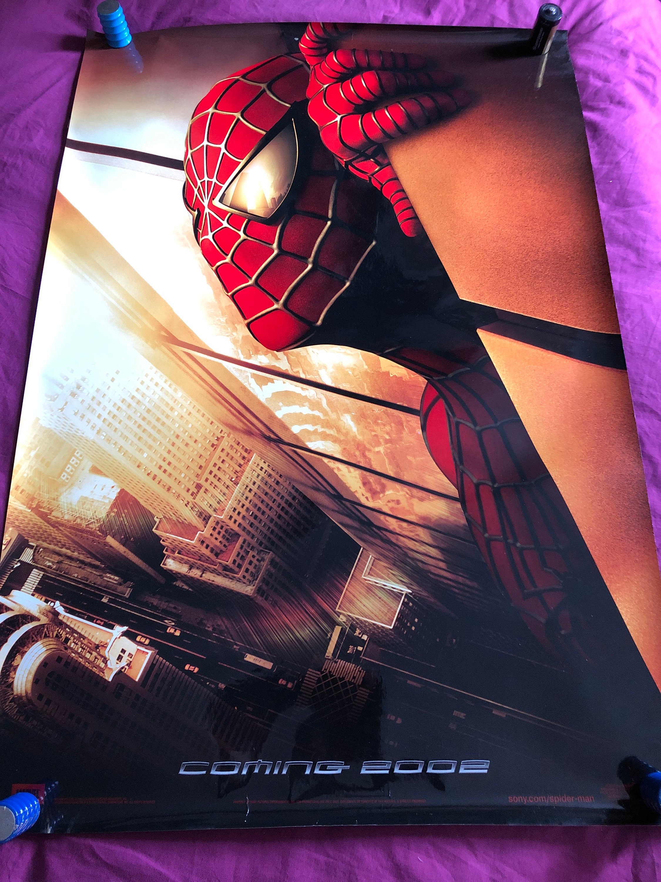 【美品】スパイダーマン2002 ツインタワー ポスター2枚 Spiderman movie poster 2002 - Etsy 日本