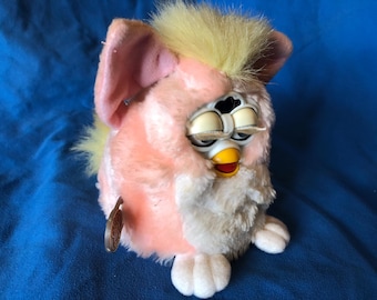 Peachy Furby Babies 1999 Furby Baby Generation 1 Blue Eyes Hasbro Rare