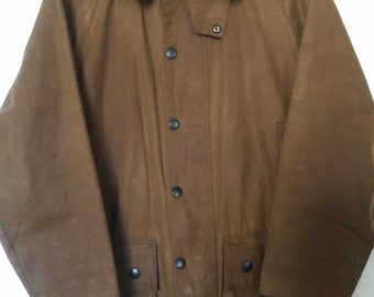 Barbour Unisex Border Jacket Blue C38/97 Cm Medium Size 48 - Navy