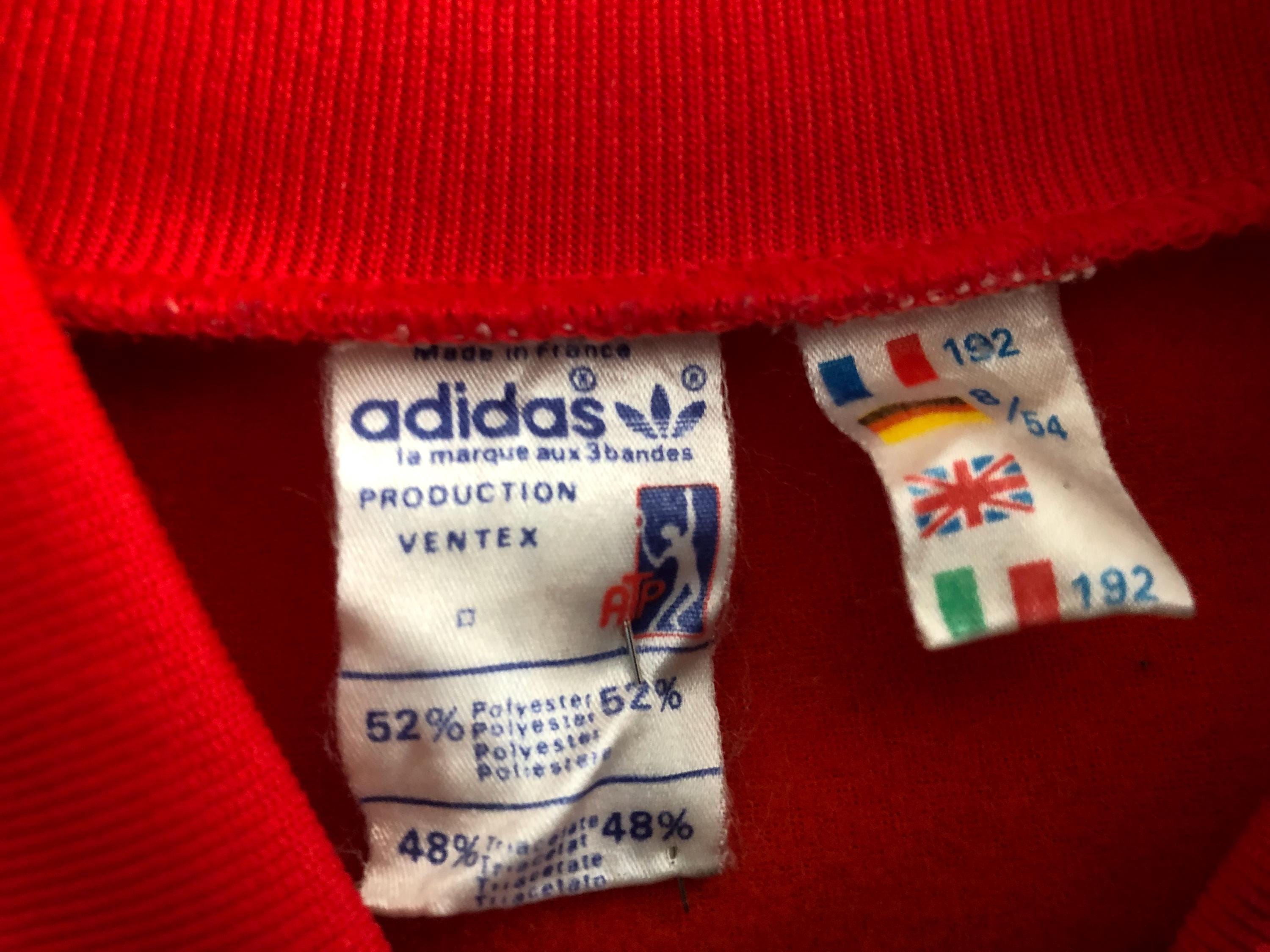 Vintage Adidas Keyrolan Ventex ATP Tour Tennis France 70s
