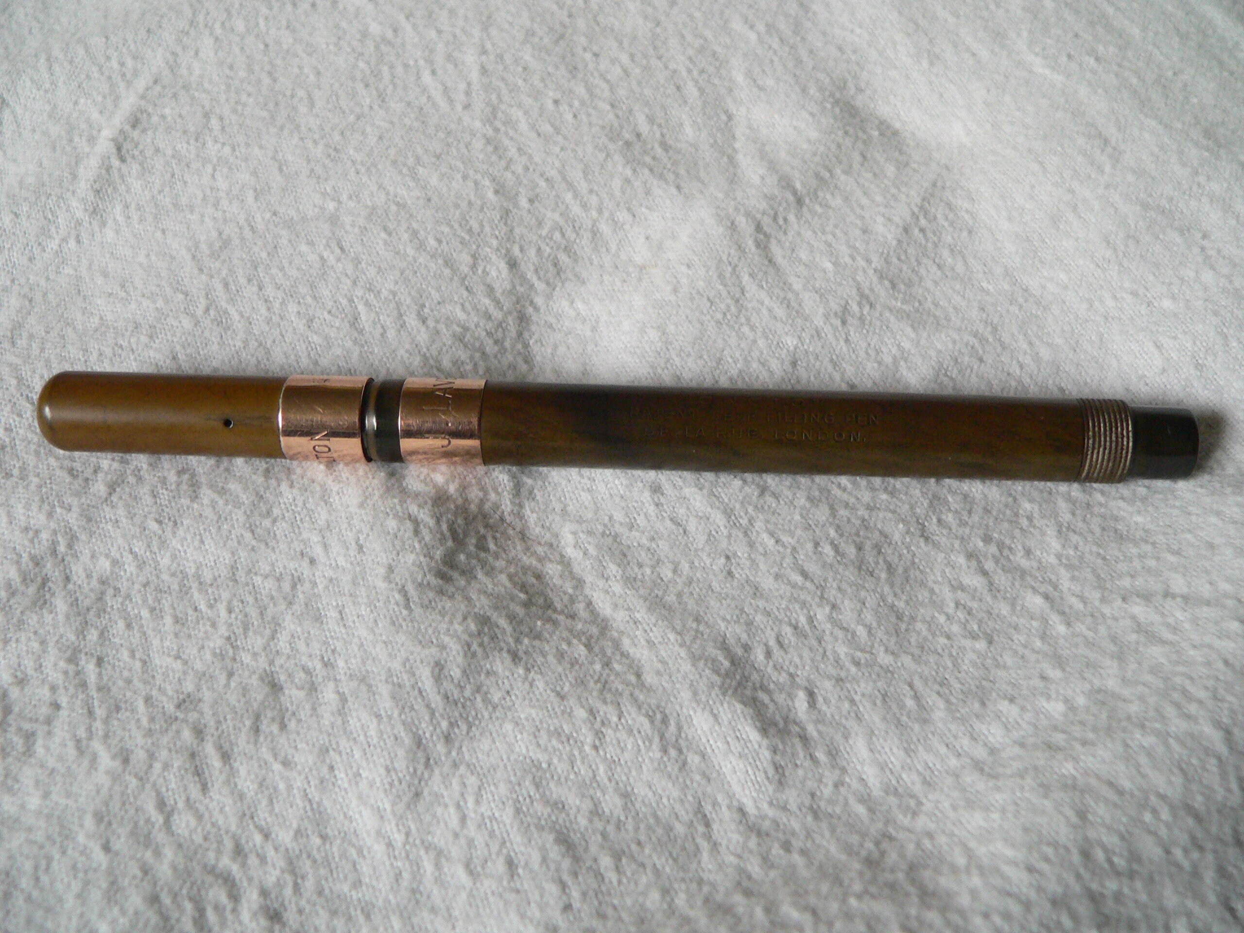 筆記具 ONOTO THE PEN De La Rue London De La Rue Onoto the Pen, plunger filling fountain pen with