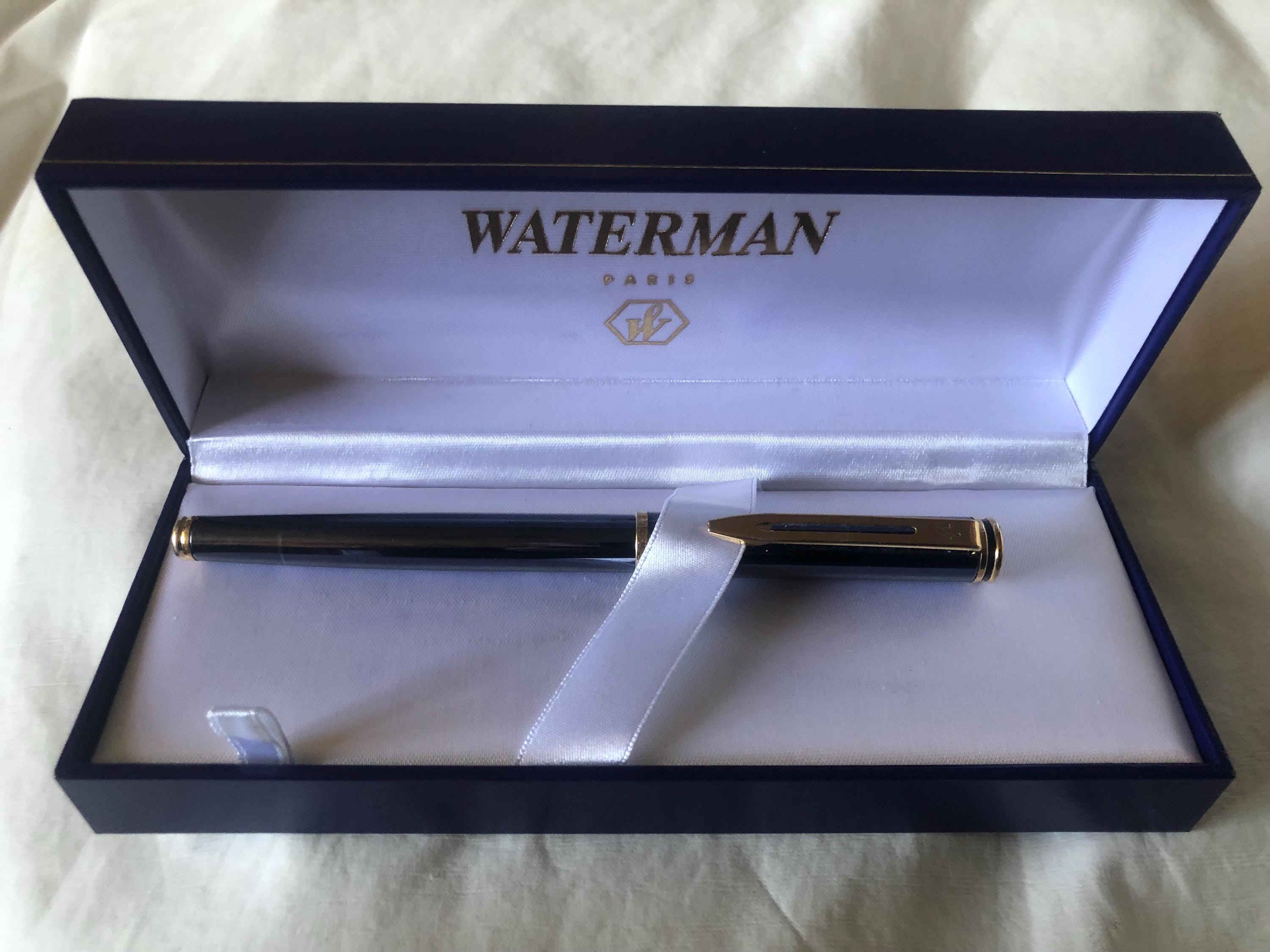 Stylo Plume Waterman Maestro – Bleu, Excellent état, Avec Cartouches