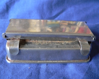 Rare stérilisateur de poche allemand DRGM Field en acier inoxydable WW1