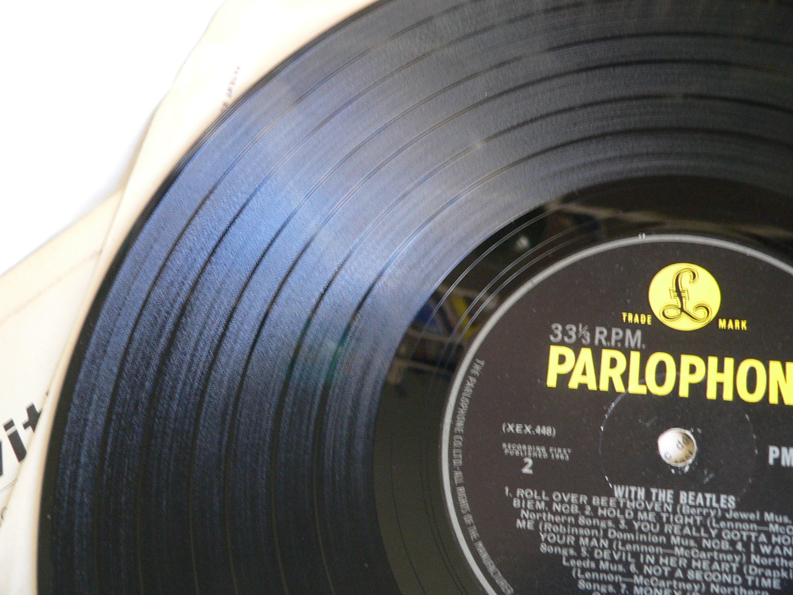 The Beatles With the Beatles Gotta / Jobete XEX 448 - 1N - MONO