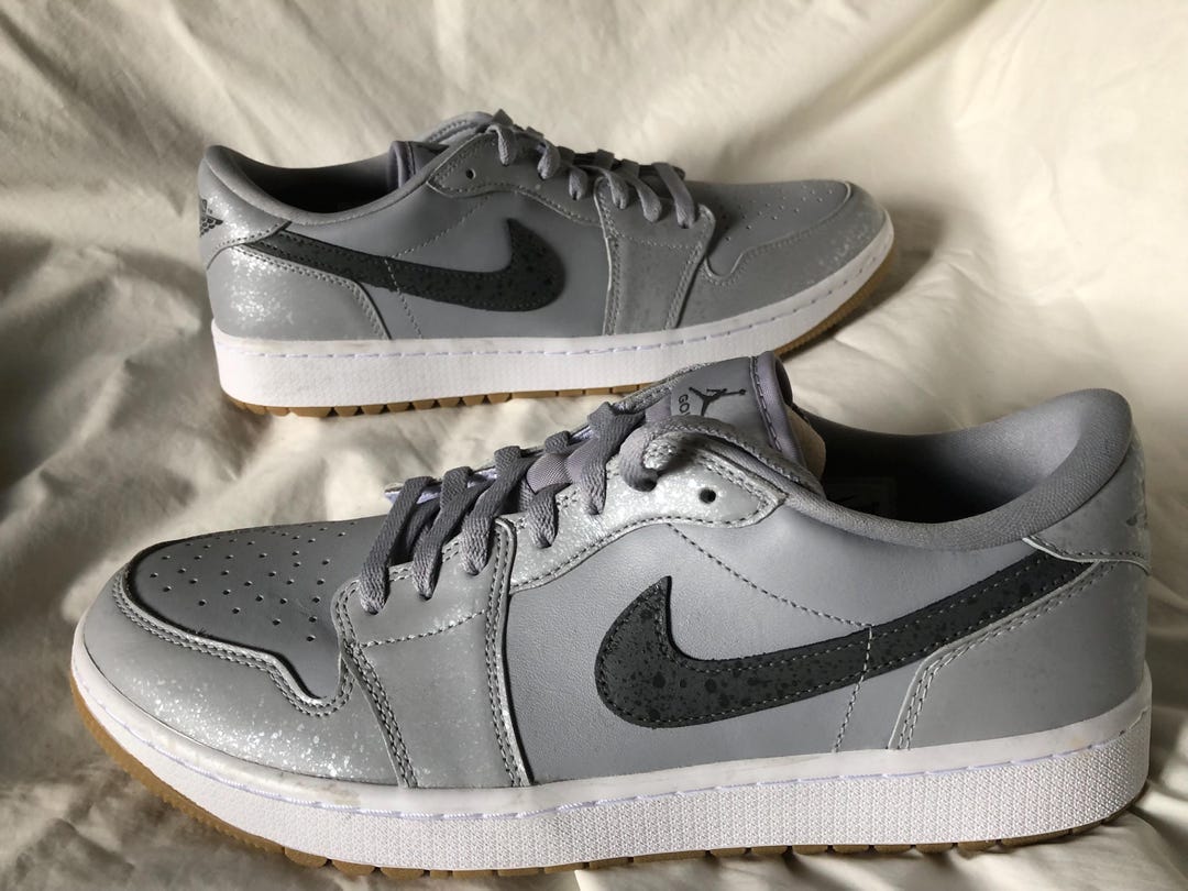 New Nike AIR JORDAN 1 LOW G DD9315-006 Golf Grey Sneaker  display picture 2