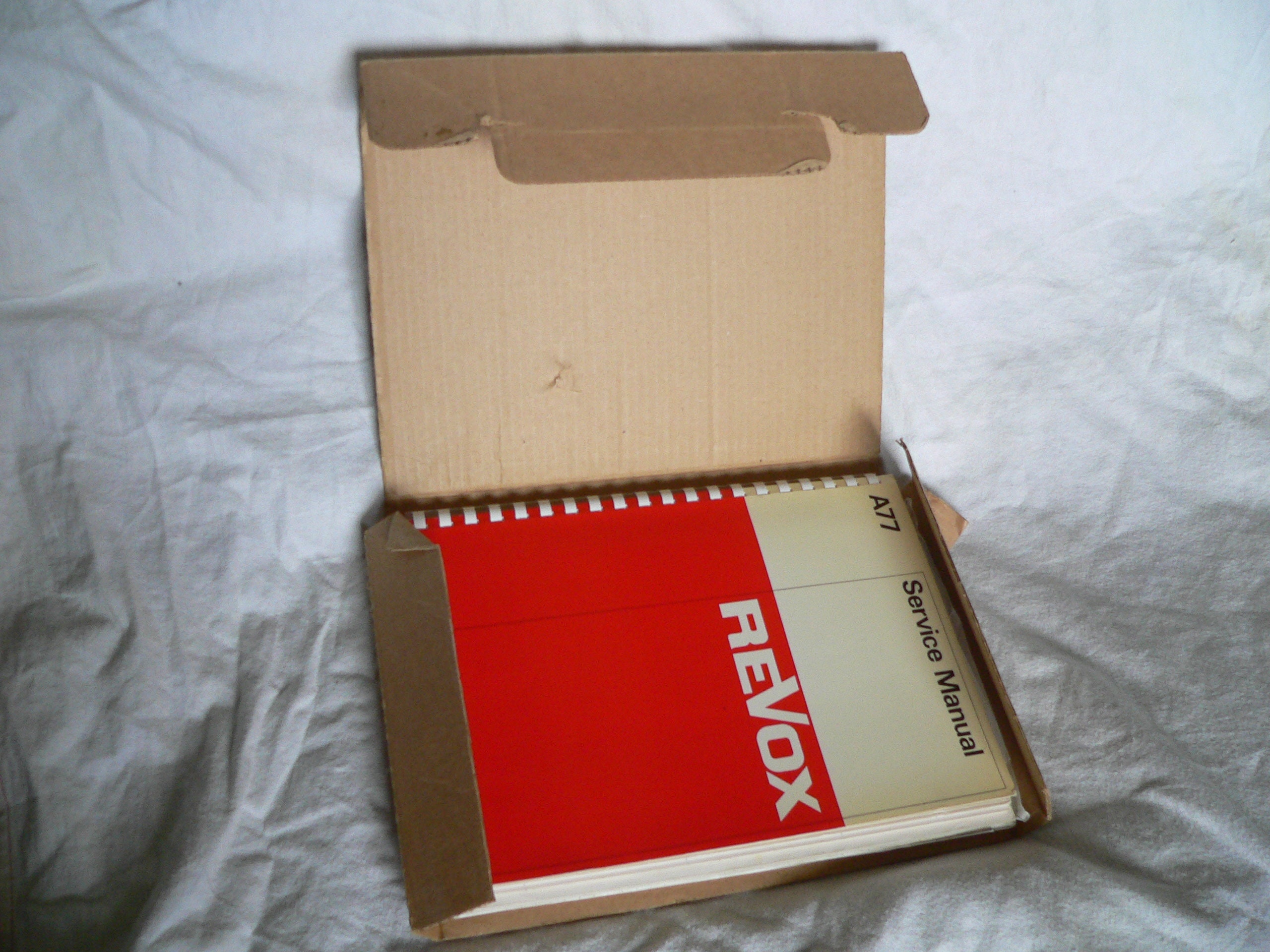 Revox A77 A-77 Service Instruction Manual for Tape Recorder in English  Original Studer - Etsy