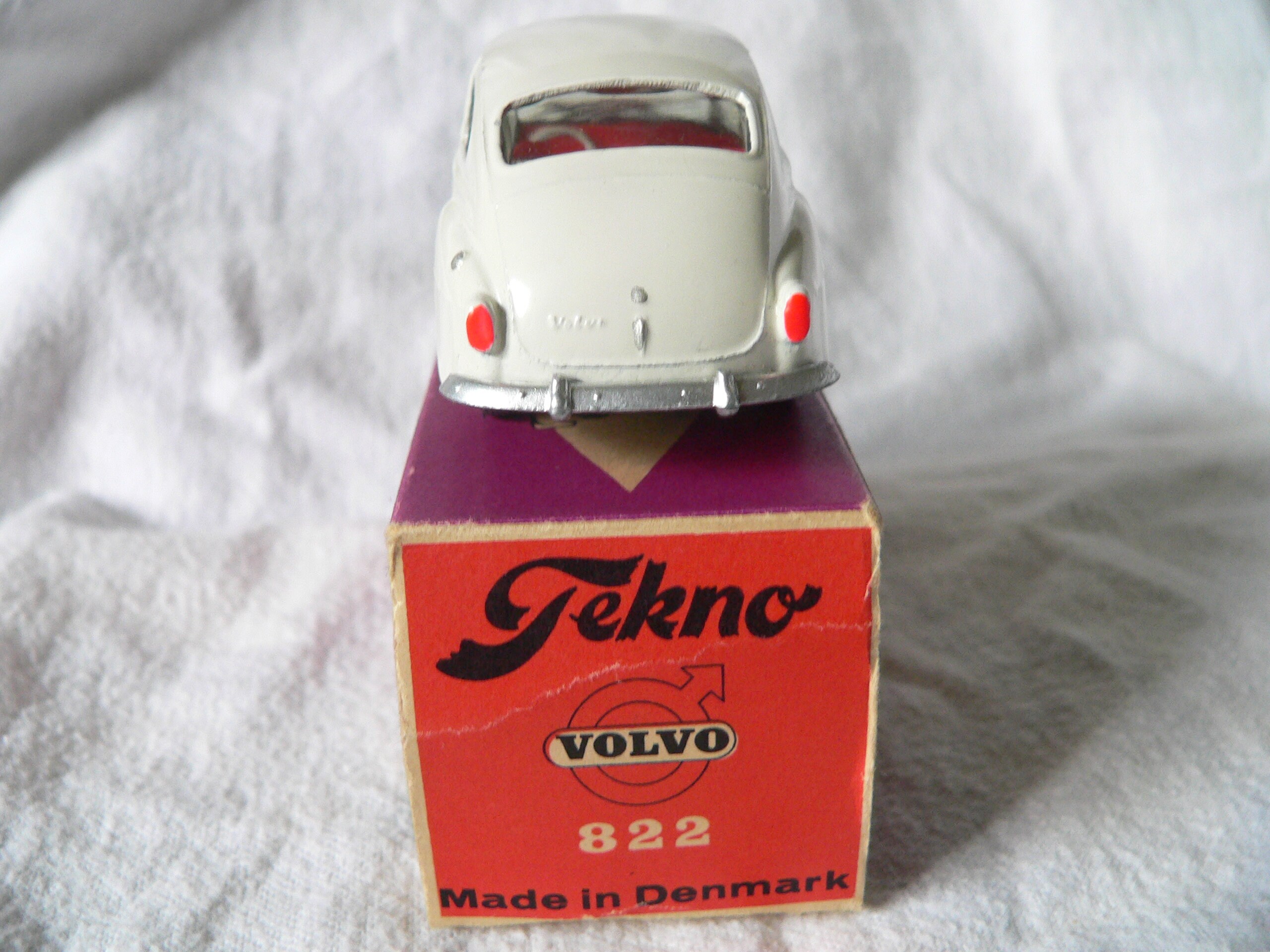 Tekno DK 452 - Remorque 4 Roues Bâchée OOSTERWIJK - Échelle 1:43 - Bleue - Occasion