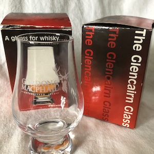 Pair 2 The GLENCAIRN GLASS Whiskey Whisky Bourbon Glasses - Original Box