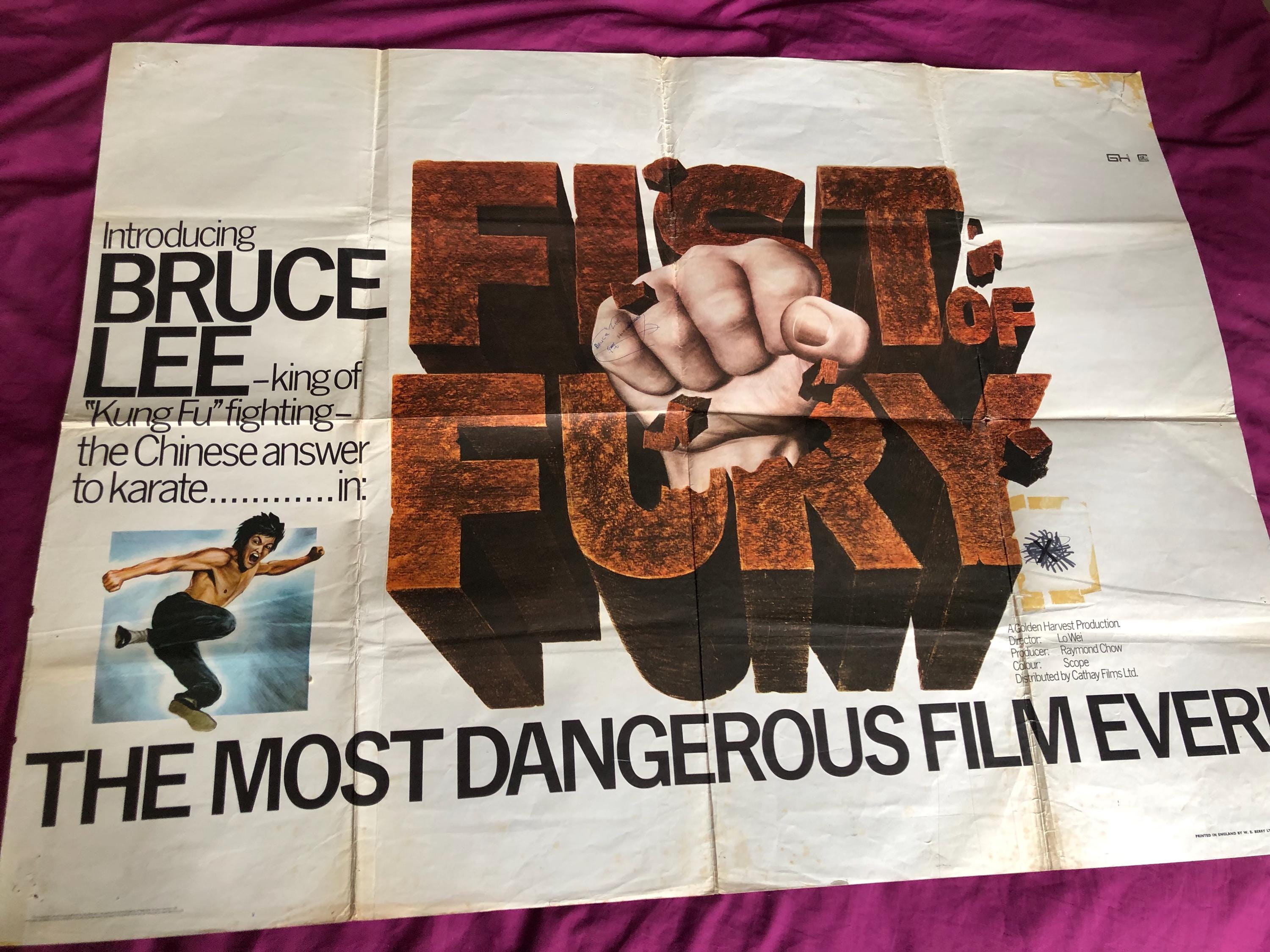 Fists of Fury Movie Poster