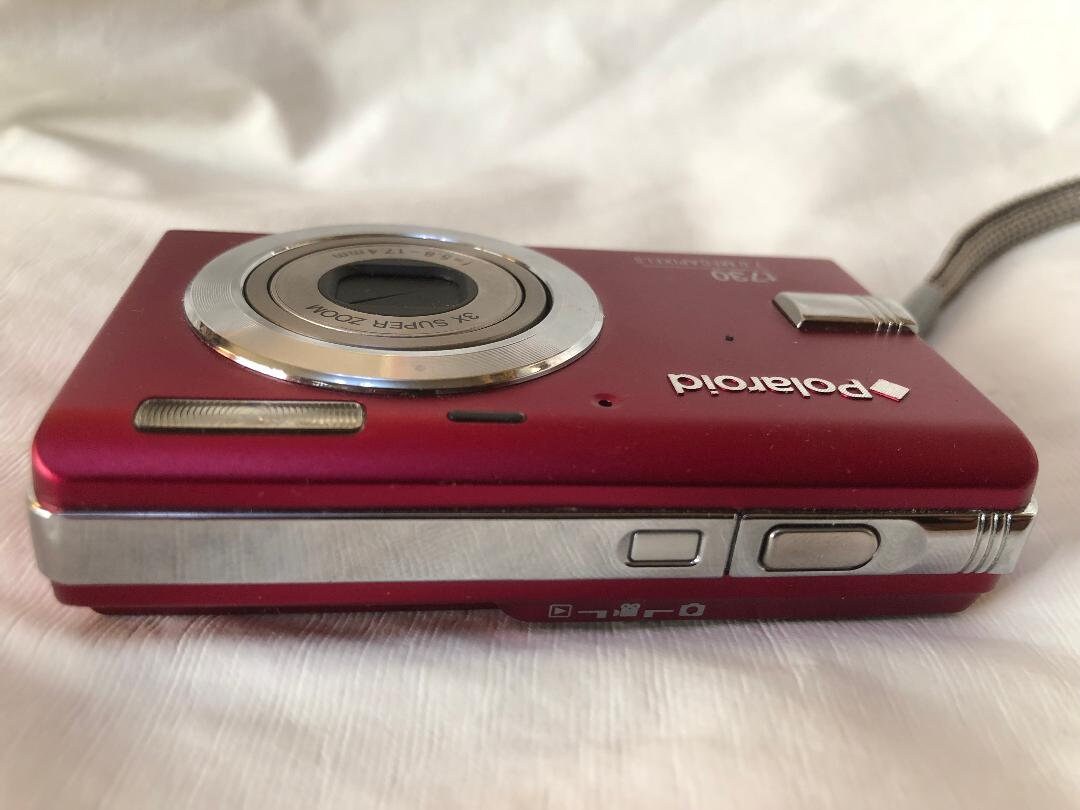 Vintage Polaroid Pink T730 Digital Camera + Case - Etsy Vintage Polaroid Pink T730 Digital Camera + Case - Etsy