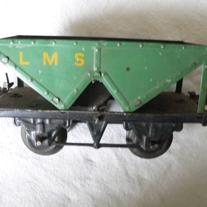 O Gauge Hornby Series Weißblech LMS Grün 13T Hopper Wagon Train