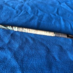 Vintage Wooden  Dip Pen With Esterbrook Relief No 314 Brass Nib