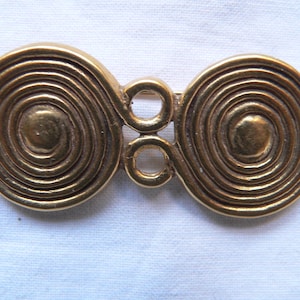 Rare Metropolitan Museum Of Art MMA USA Gold Plated Spiral Spectacle Brooch