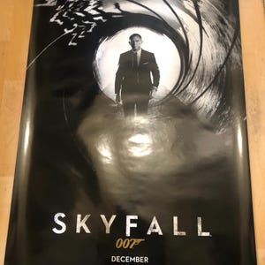 Skyfall Adv (December) Original Movie Poster Double Sided 27x40 One Sheet