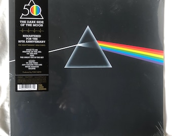 Pink Floyd – The Dark Side Of The Moon Vinyl, LP, Album, Reissue, Remastered, Stereo, 50th Anniversary, 180 Gram, Gatefold NEW SEALED