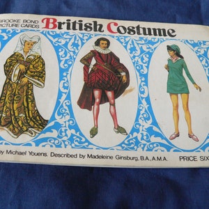Zeldzame Brooke Bond complete set theekaarten Brits kostuum in compleet album