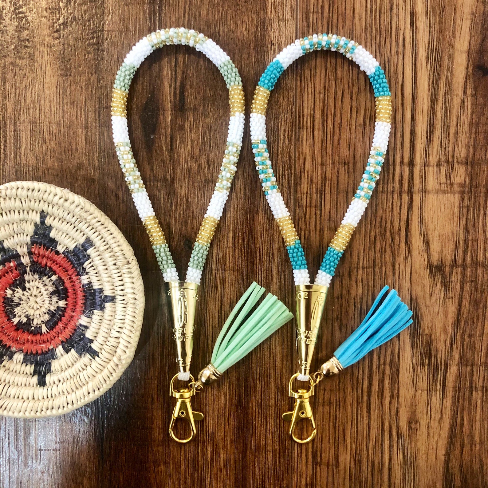 Glistening Stars Native American beaded keychain wristlets Etsy