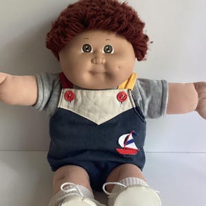 1985 Coleco CABBAGE PATCH KIDS Auburn Loops Boy Doll