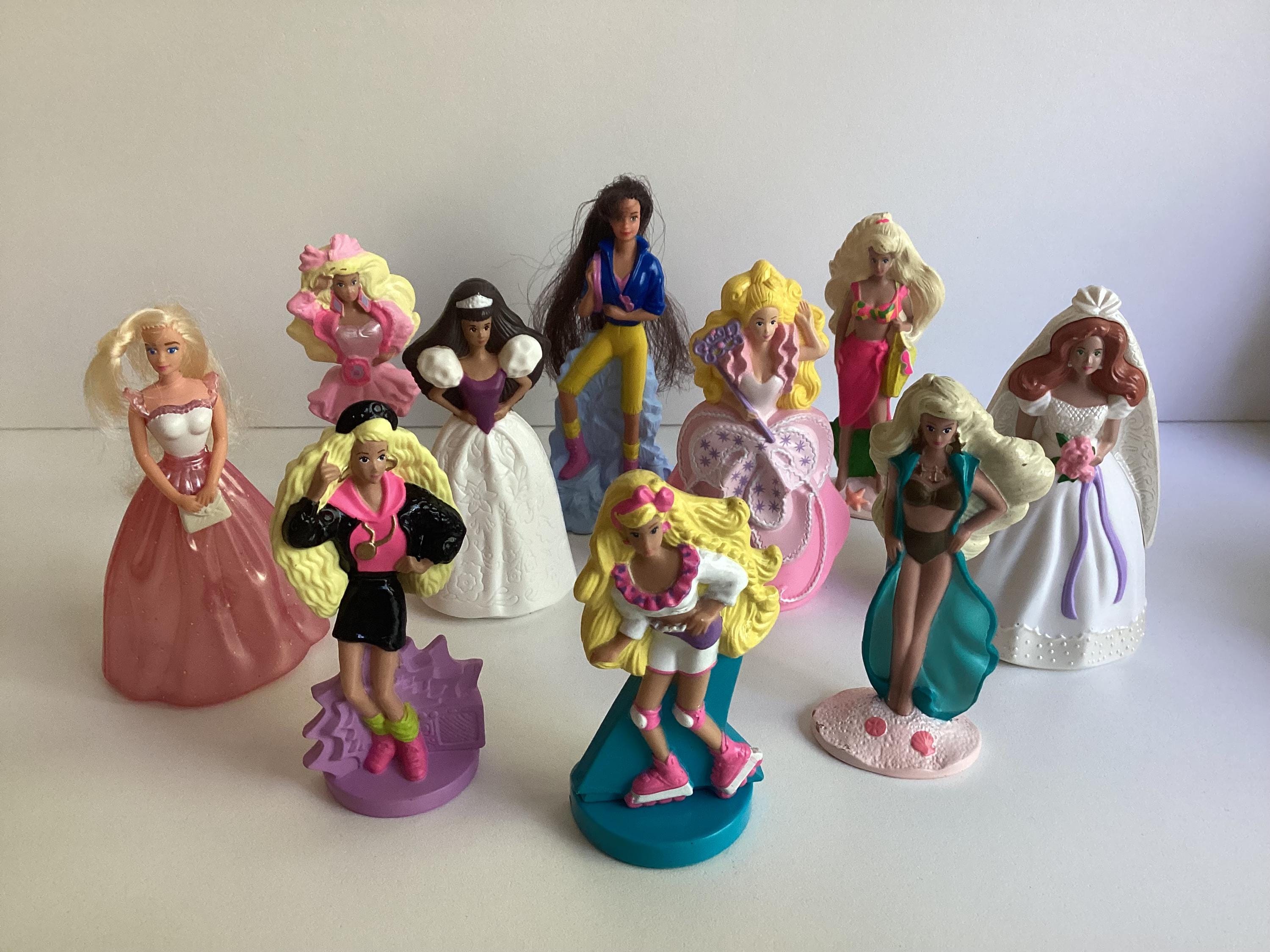 90s McDonald ミールトイセット　フィギュア 1990s Mcdonalds BARBIE Happy Meal Figures - Etsy