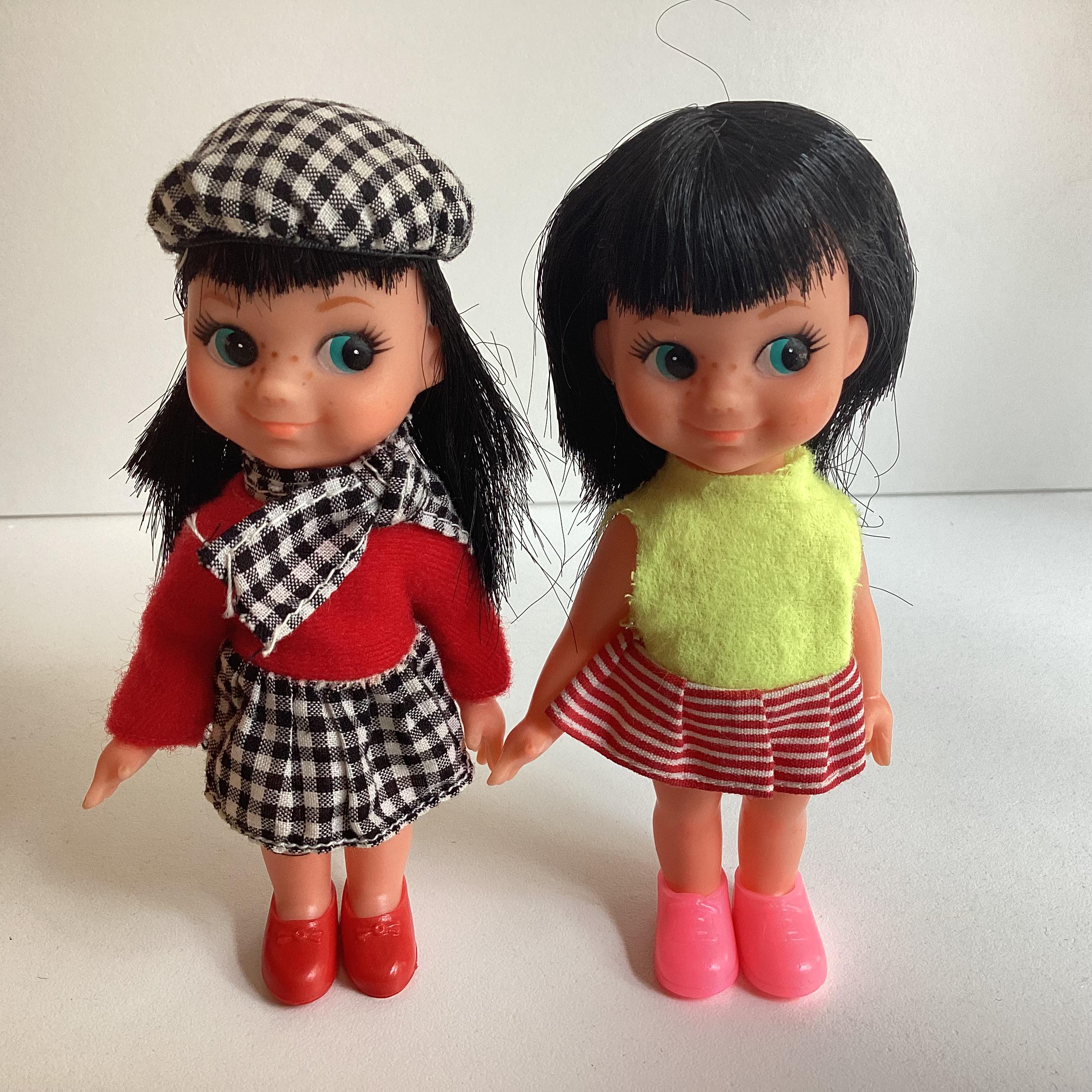 Vintage 1970s Shiba CHIKA CHIKO CHAN Dolls Made in Japan - Etsy Canada