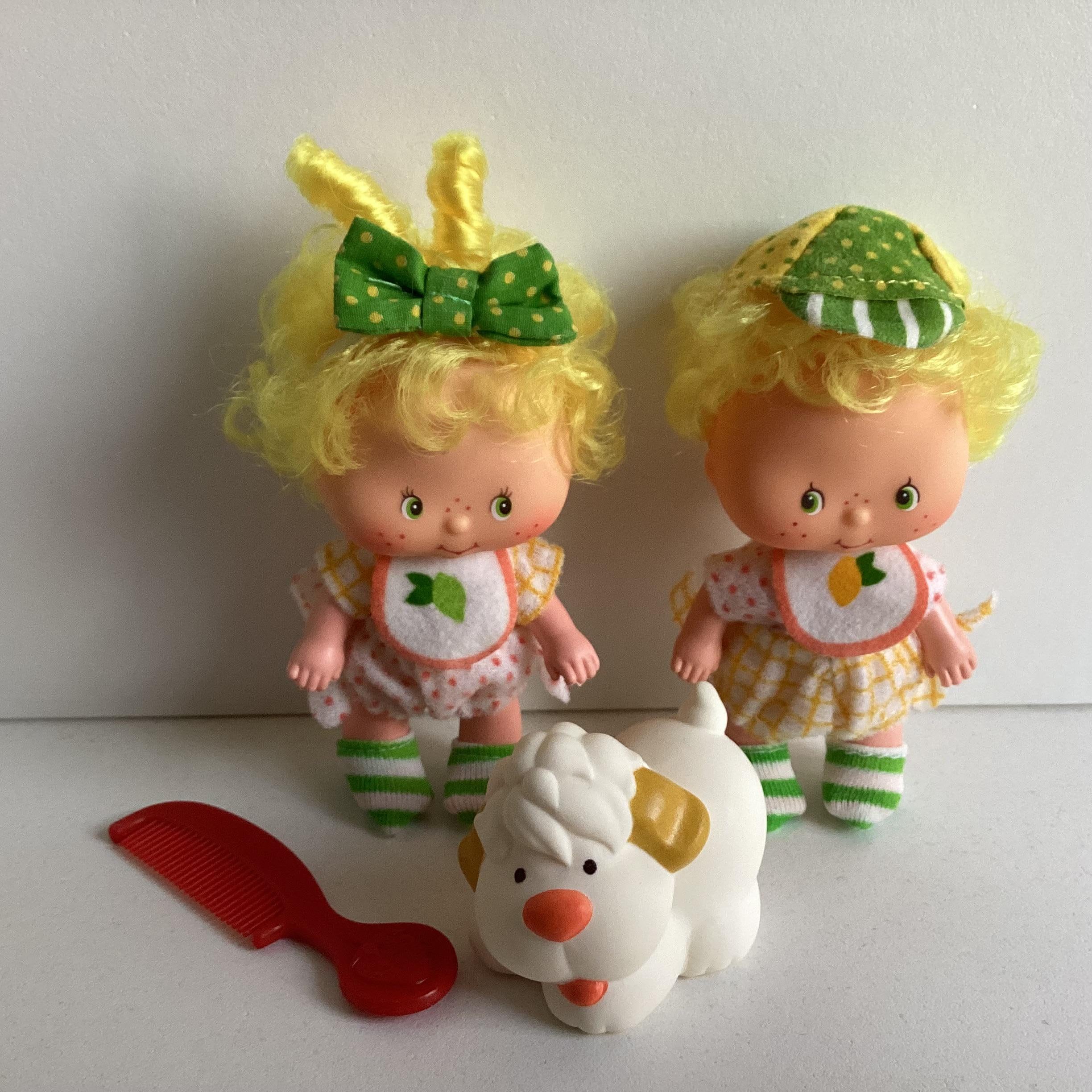 Twins LEM & ADA Vintage Strawberry Shortcake Dolls W/ Pet - Etsy